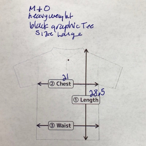 M&O snake skull front back graphic tee - Picture 6 of 8